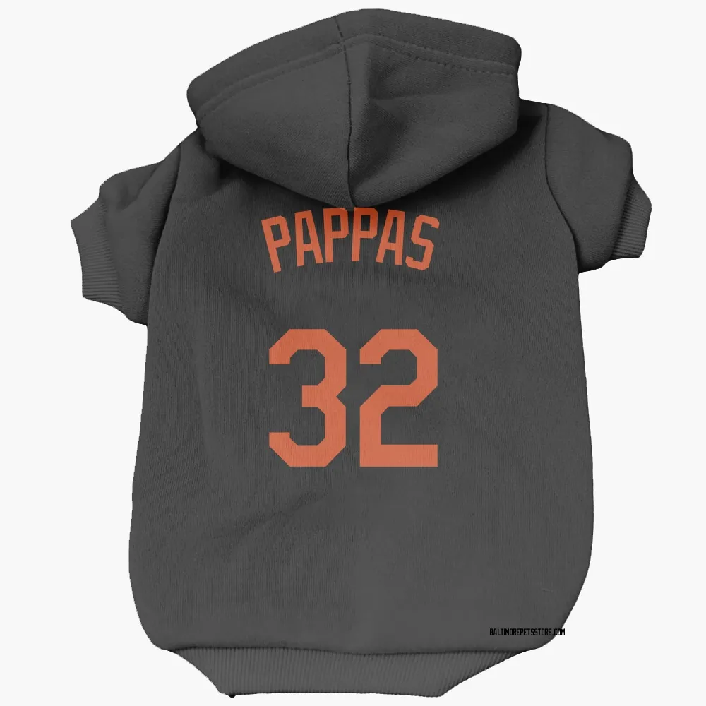 Baltimore Orioles Milt Pappas Black Pet Hoodie for Dog & Cat