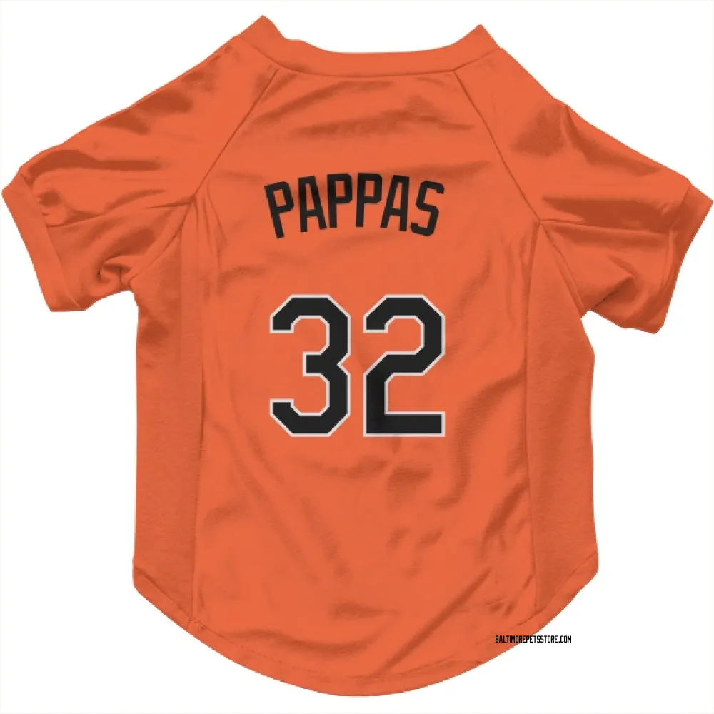 Baltimore Orioles Milt Pappas Orange Pet Jersey for Dog & Cat