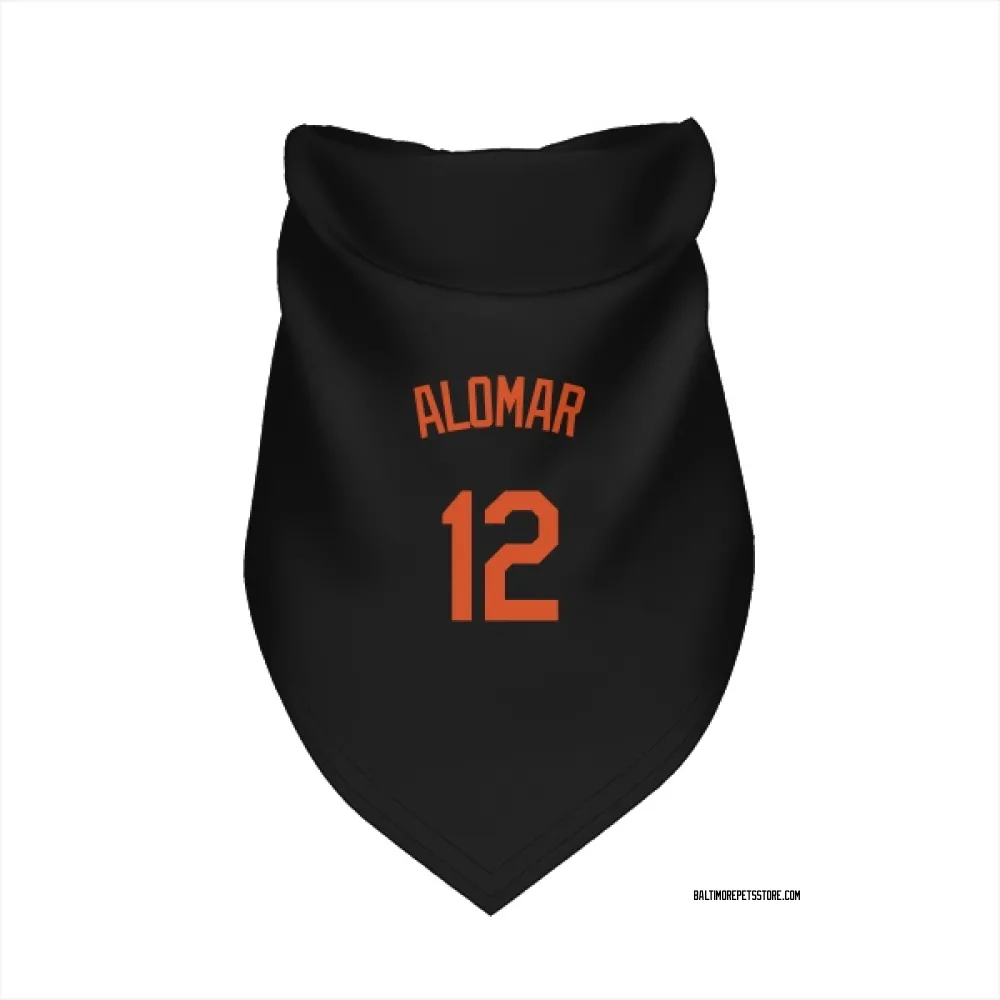 Baltimore Orioles Roberto Alomar Black Pet Bandana for Dog & Cat
