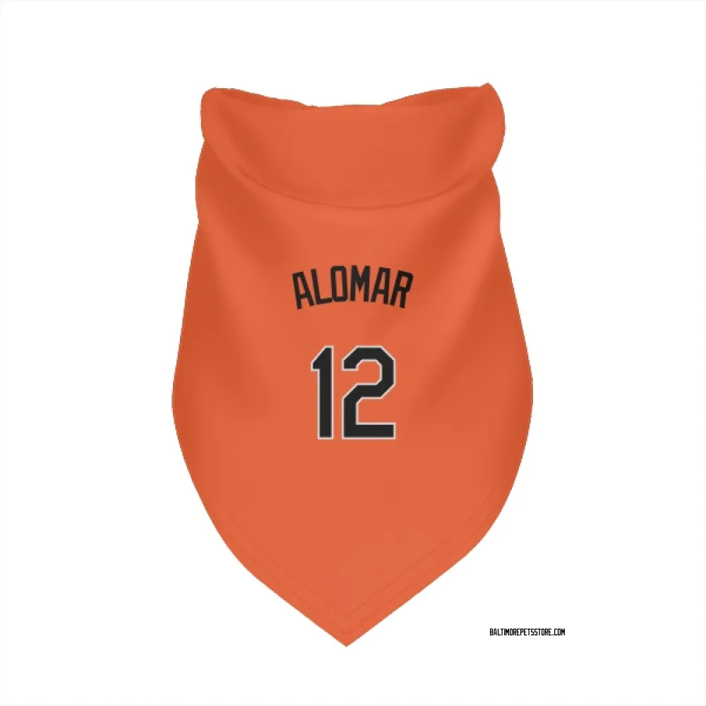 Baltimore Orioles Roberto Alomar Orange Pet Bandana for Dog & Cat
