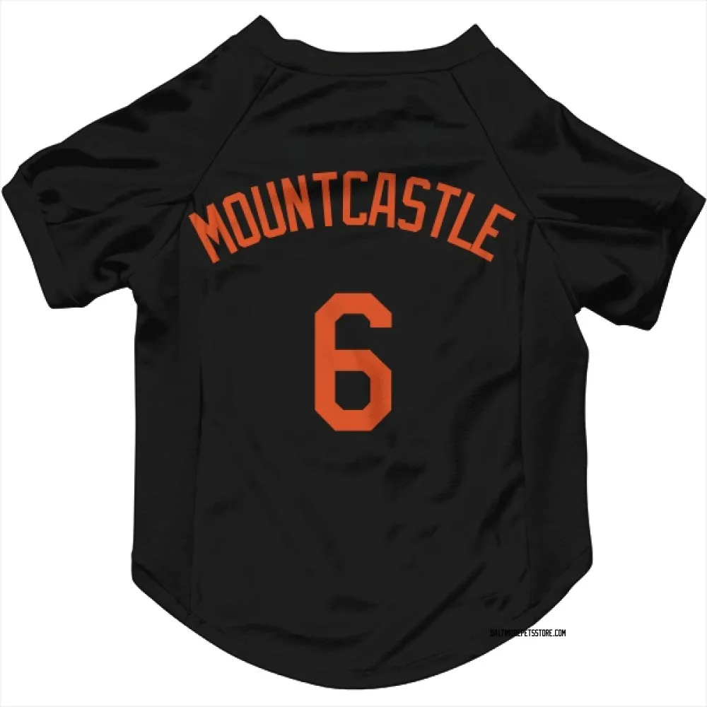 Baltimore Orioles Ryan Mountcastle Black Pet Jersey for Dog & Cat