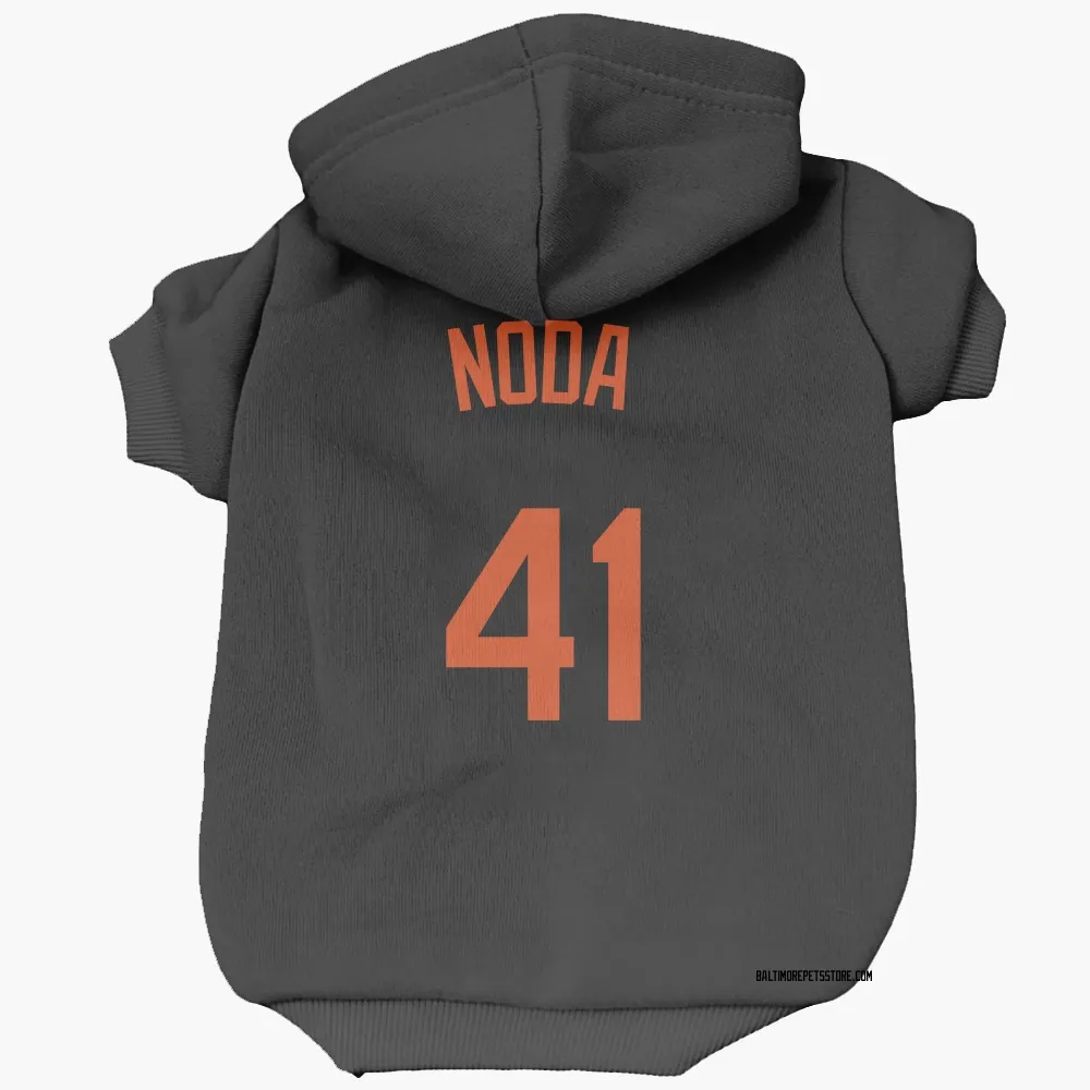 Baltimore Orioles Ryan Noda Black Pet Hoodie for Dog & Cat
