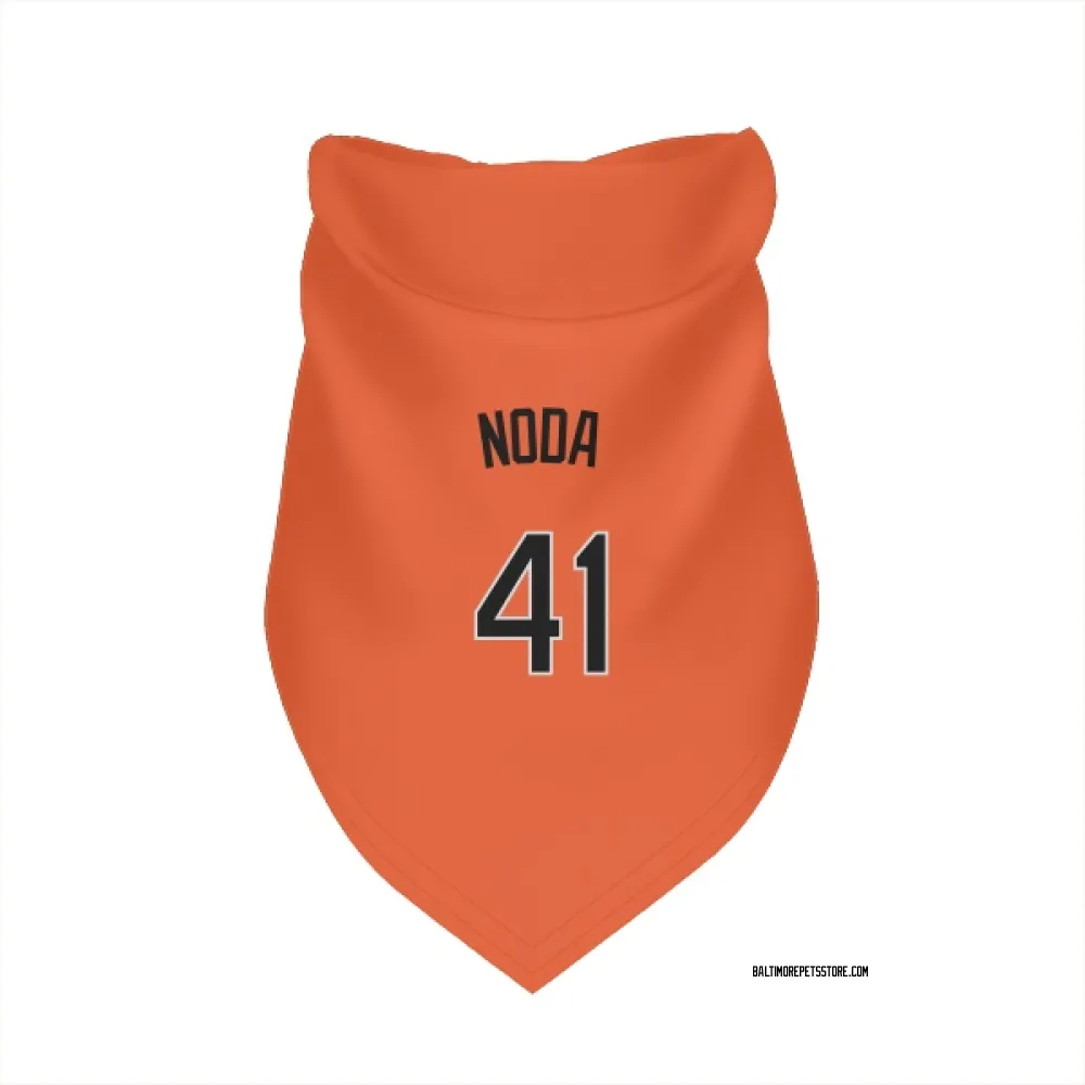 Baltimore Orioles Ryan Noda Orange Pet Bandana for Dog & Cat