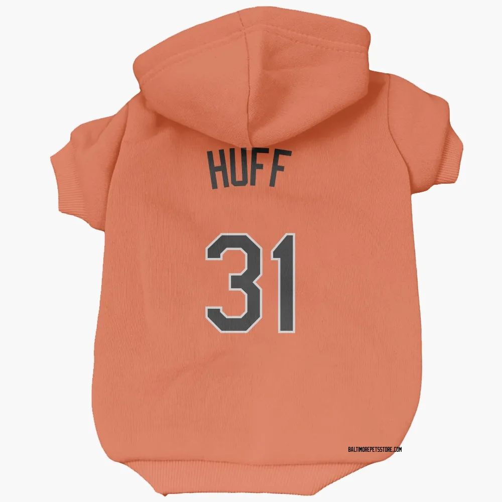 Baltimore Orioles Sam Huff Orange Pet Hoodie for Dog & Cat