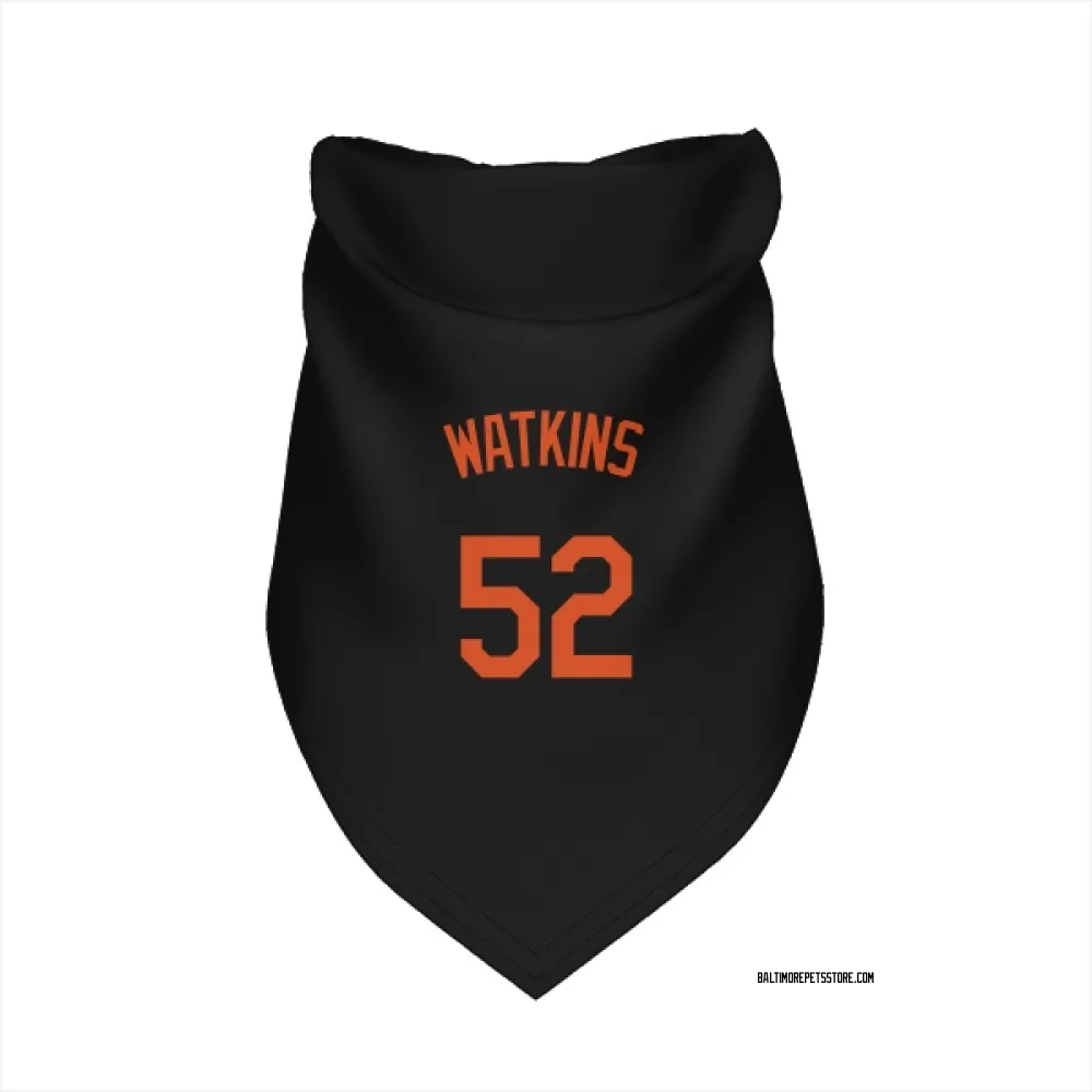 Baltimore Orioles Spenser Watkins Black Pet Bandana for Dog & Cat