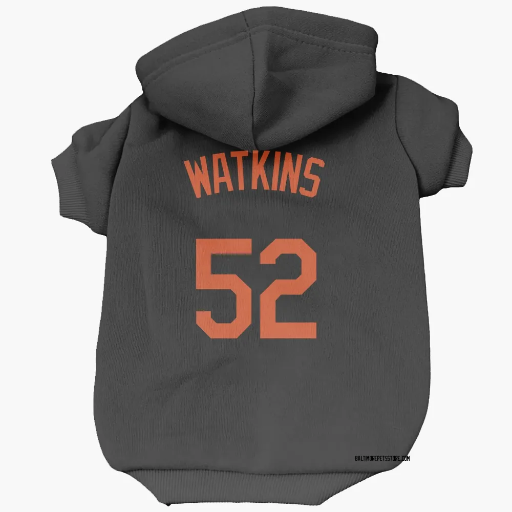 Baltimore Orioles Spenser Watkins Black Pet Hoodie for Dog & Cat