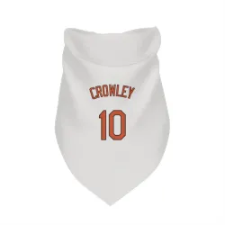 Baltimore Orioles Terry Crowley White Pet Bandana for Dog & Cat