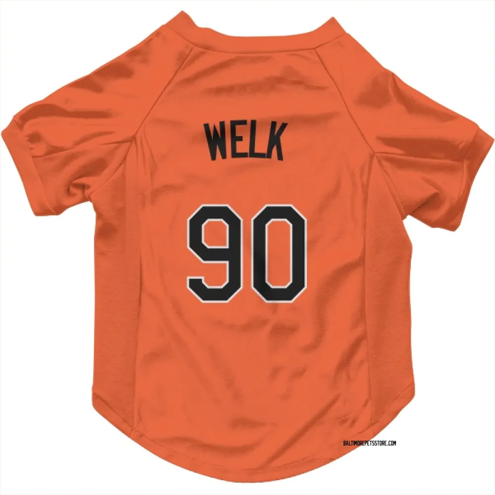 Baltimore Orioles Toby Welk Orange Pet Jersey for Dog & Cat