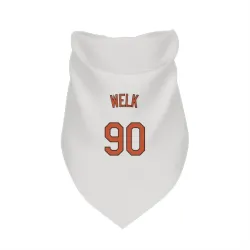Baltimore Orioles Toby Welk White Pet Bandana for Dog & Cat