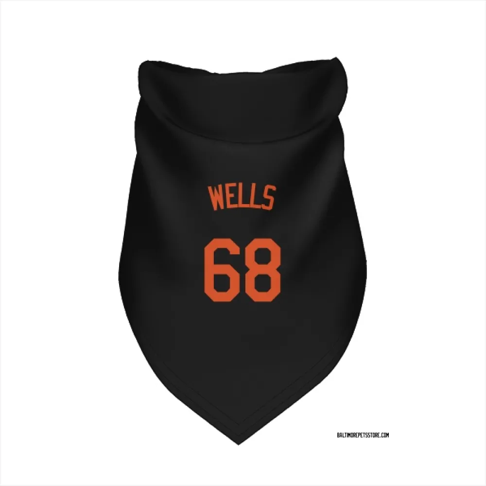 Baltimore Orioles Tyler Wells Black Pet Bandana for Dog & Cat