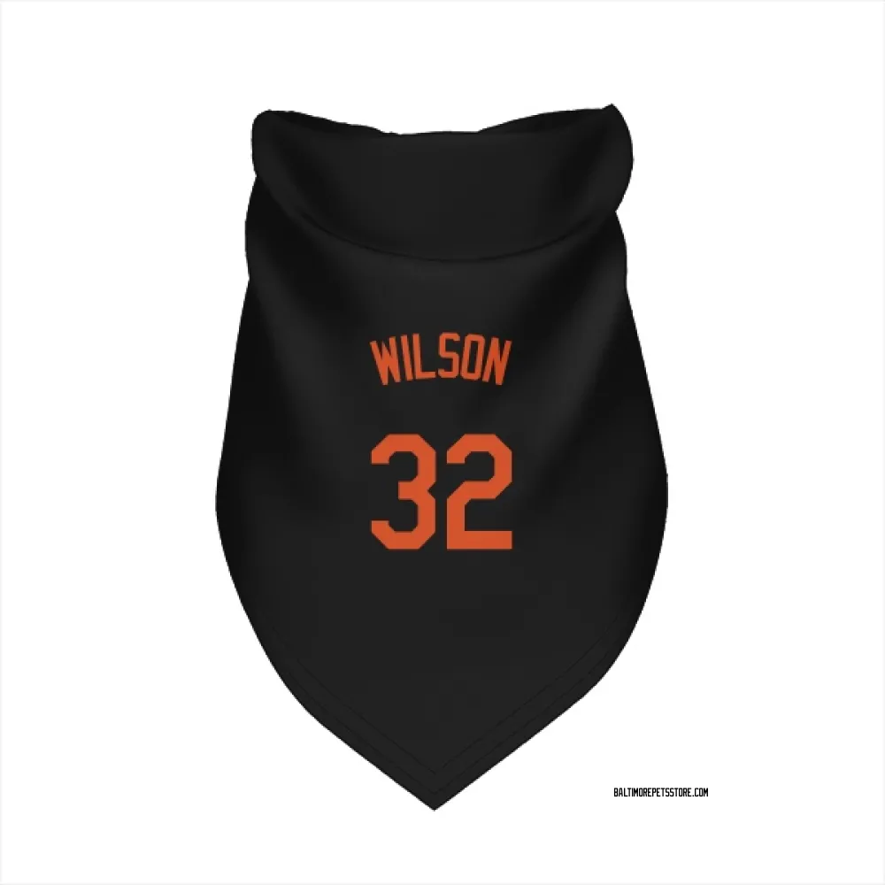 Baltimore Orioles Weston Wilson Black Pet Bandana for Dog & Cat