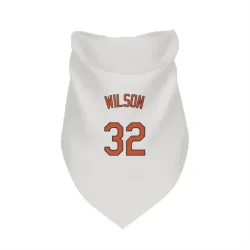 Baltimore Orioles Weston Wilson White Pet Bandana for Dog & Cat