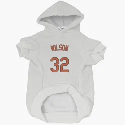 Baltimore Orioles Weston Wilson White Pet Hoodie for Dog & Cat