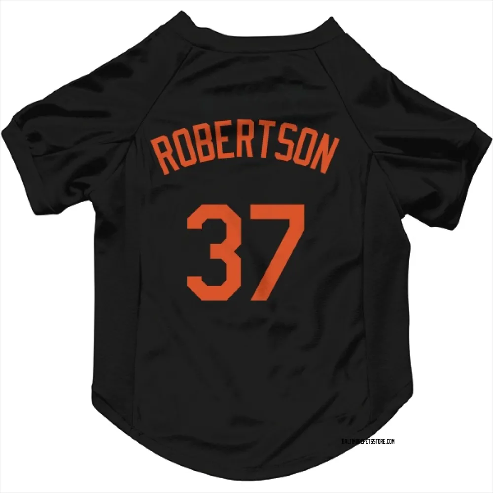 Baltimore Orioles Will Robertson Black Pet Jersey for Dog & Cat