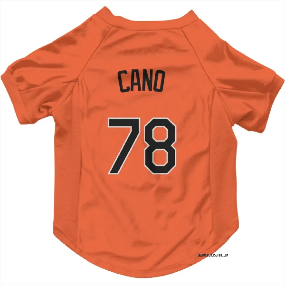 Baltimore Orioles Yennier Cano Orange Pet Jersey for Dog & Cat